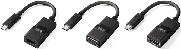 Sanwa выпустила переходники с USB Type-C на HDMI, DisplayPort и D-Sub - «Новости сети»