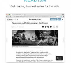 Readism – расширение для Chrome, определяющее время прочтения статей - «Windows»