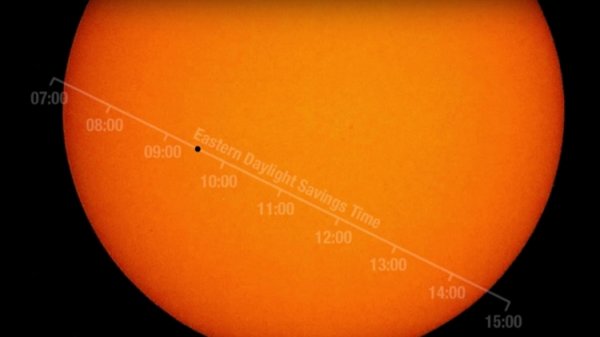 Видео дня: прохождение Меркурия по солнечному диску - «Новости сети»