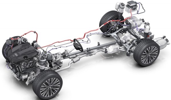 Электроустановка седана Audi A8 откроет новые возможности - «Новости сети»