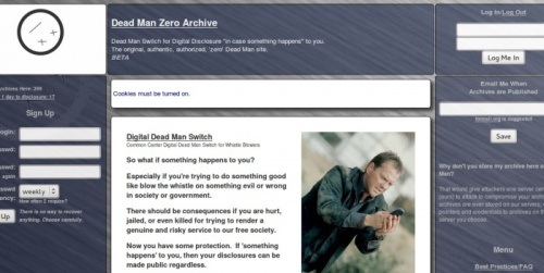 Dead Man Zero – сервис для тех, кто хранит секреты - «Интернет»
