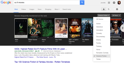Google расширил возможности сортировки фильмов в кинокарусели - «Интернет»