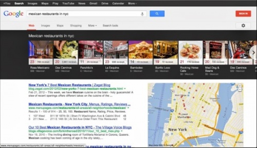 Google запустил «карусель» в локальном поиске - «Интернет»