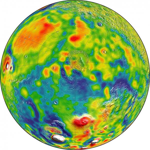 Составлена самая детализированная гравитационная карта Марса - «Новости сети»