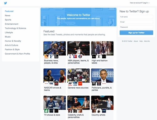 Twitter тестирует обновленный дизайн главной страницы - «Интернет»