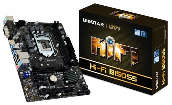 Плата Biostar Hi-Fi B150S5 для чипов Intel Skylake имеет форм-фактор Micro ATX - «Новости сети»