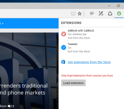 CatBlock – первое расширение-блокиратор рекламы для Microsoft Edge - «Windows»
