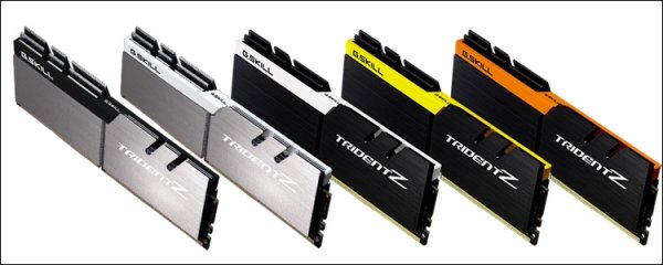 G.Skill представила комплекты Trident Z DDR4 в пяти цветовых вариантах - «Новости сети»