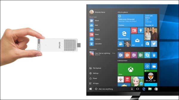 Zotac PC Stick PI220 и PI221: компьютеры-брелоки с процессором Intel Atom - «Новости сети»