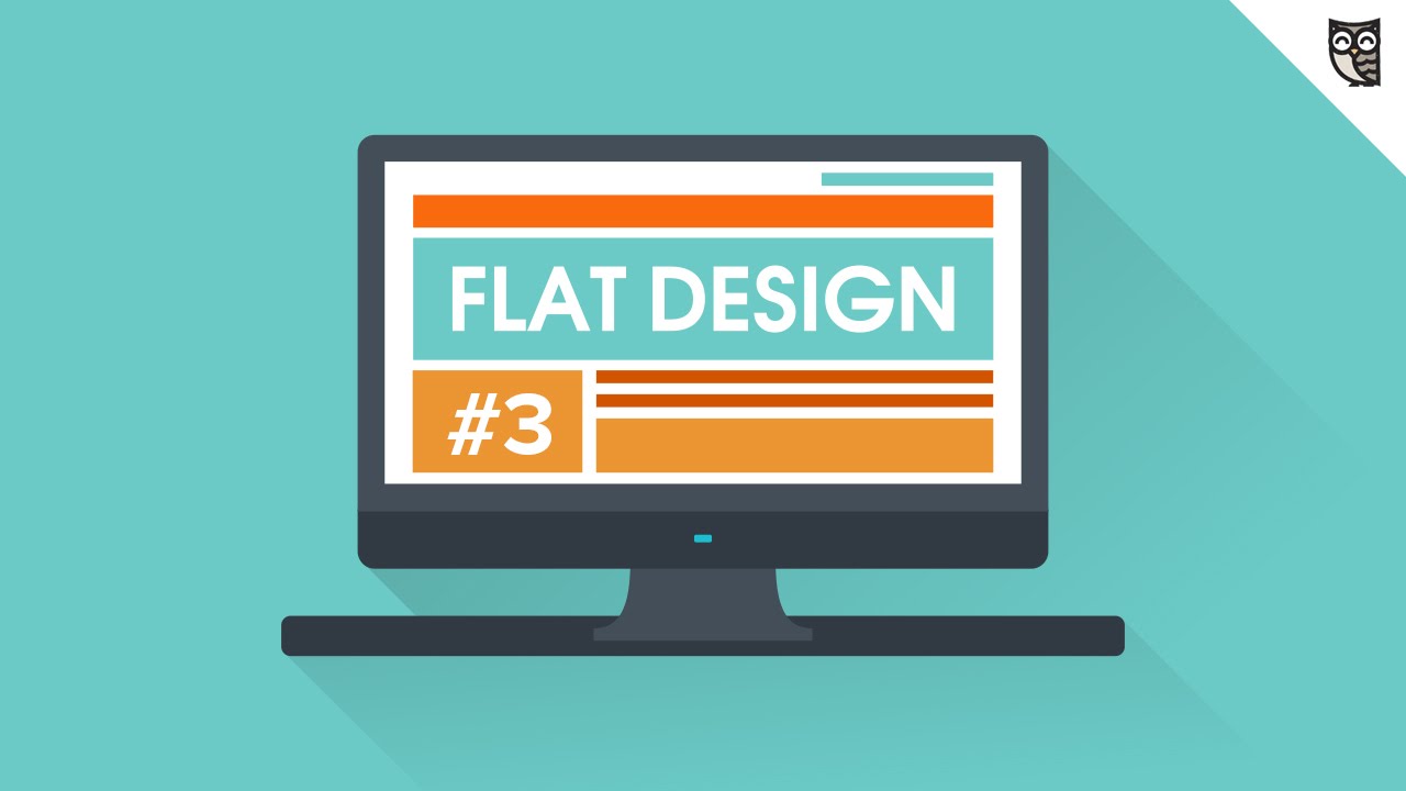 Flat Design - #3 - Тень. Логотип LoftBlog  - «Видео уроки - CSS»
