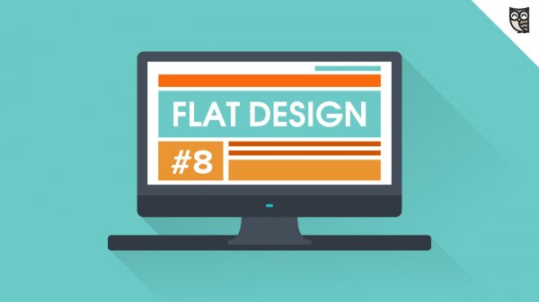 Flat Design - #8 - Преимущества. Форма входа на сайт 2  - «Видео уроки - CSS»
