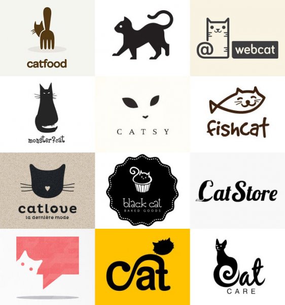 Логотипы с котами и кошками для вдохновения - «Веб-дизайн»