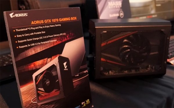 Computex 2017: компактный бокс для видеокарты Gigabyte Aorus GTX 1070 Gaming Box - «Новости сети»