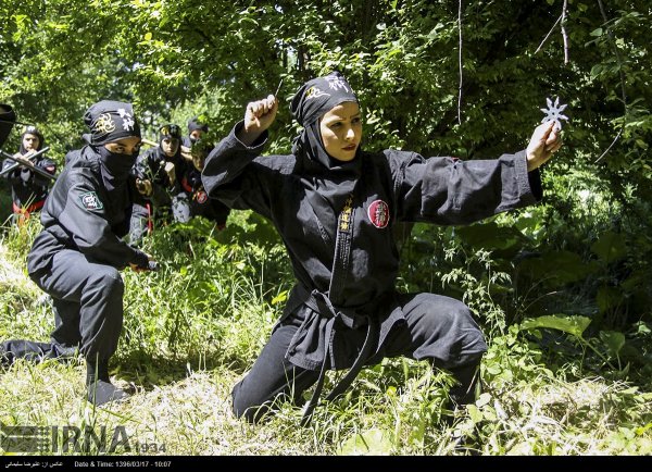 Фотофакт: как тренируются иранские девушки-ниндзя | - «Интернет и связь»