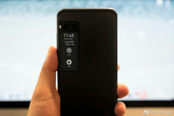 Смартфон Meizu Pro 7 с дисплеем на тыльной стороне замечен на фотографиях - «Новости сети»