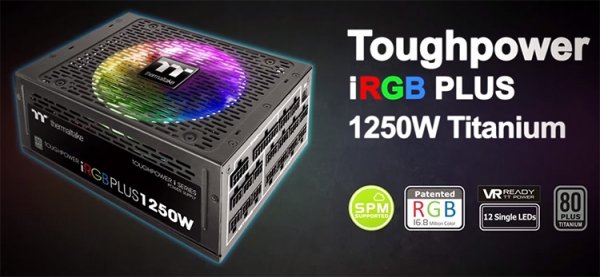 Thermaltake выпустила блок питания Toughpower iRGB Plus 1250W Titanium TT Premium - «Новости сети»