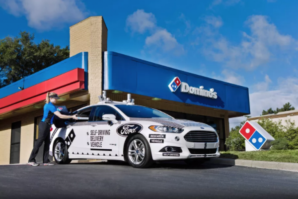 Domino's Pizza и Ford испытают доставку еды беспилотными автомобилями - «Новости сети»