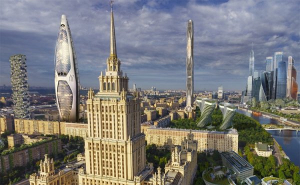 Фото дня: Москва будущего в представлении «Лаборатории Касперского» - «Новости сети»