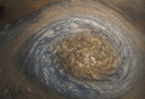 Фото дня: Юпитер штормит по-своему - «Новости сети»