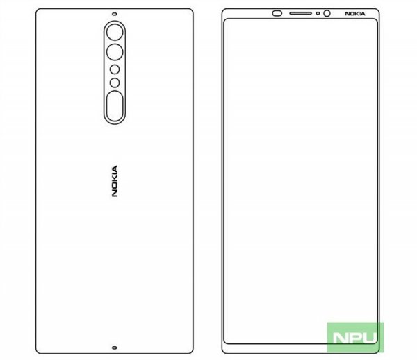 Смартфон Nokia 9 превзойдёт Nokia 8 по размеру экрана - «Новости сети»