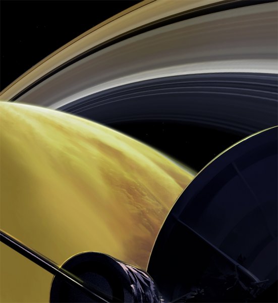 Станция Cassini приступает к заключительным облётам Сатурна - «Новости сети»