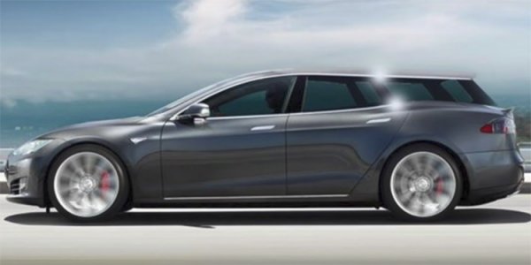 В Европе может появиться универсал на базе электромобиля Tesla Model S - «Новости сети»
