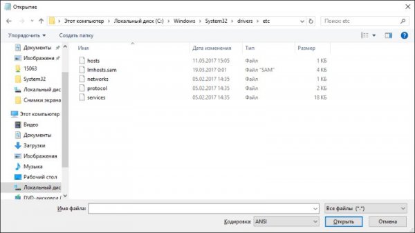 Hosts Windows 10: как изменить и где находится файл - «Windows»