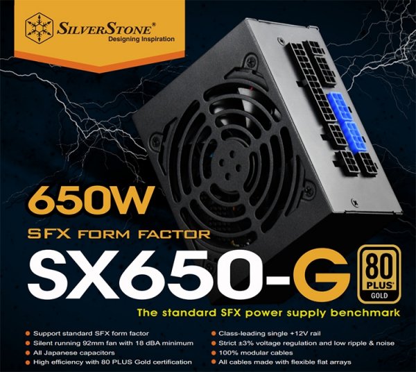 Модульные БП SilverStone SX500-G и SX650-G выполнены в компактных корпусах - «Новости сети» Модульные БП SilverStone SX500-G и SX650-G выполнены в компактных корпусах - «Новости сети»