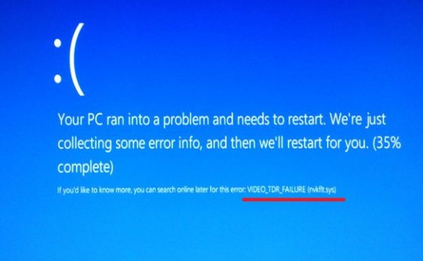 Ошибка Video TDR Failure Windows 10: как исправить - «Windows»