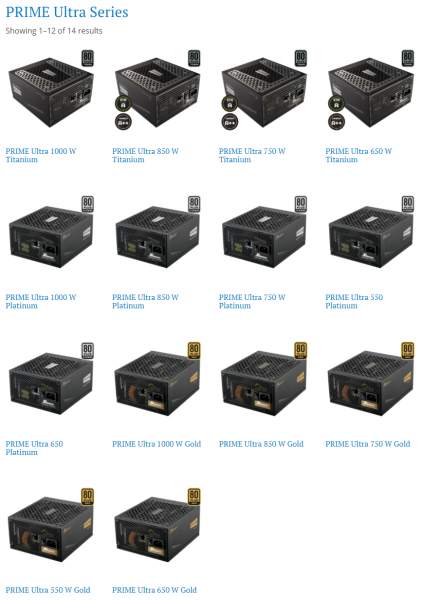 От «золота» к «титану»: 14 новых блоков питания Seasonic Prime Ultra - «Новости сети»