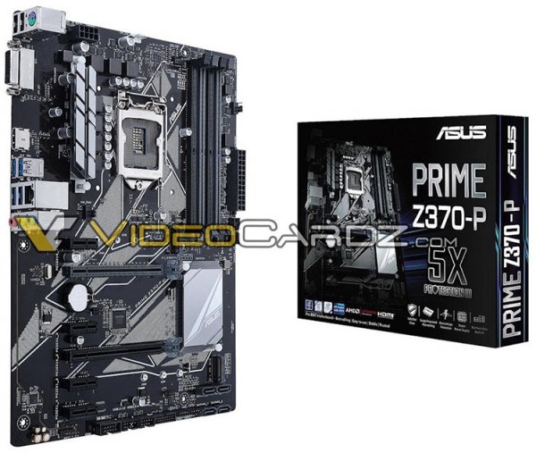 Первые фото плат ASUS Z370 серий ROG, TUF и Prime - «Новости сети»