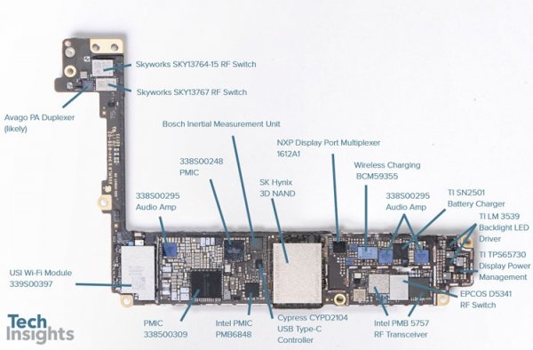 Появилось настоящее изображение кристалла Apple A11 Bionic - «Новости сети»