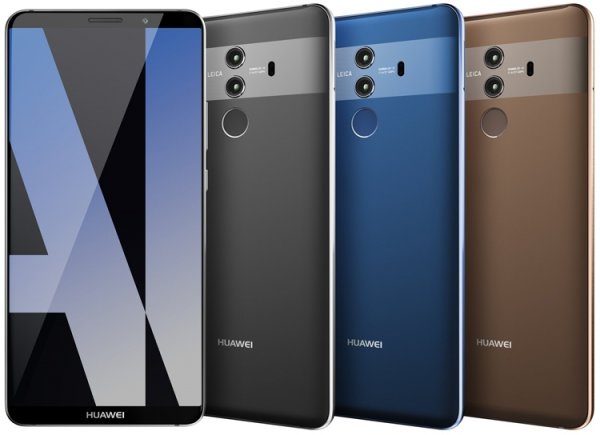 Фаблет Huawei Mate 10 Pro с экраном Quad HD+ предстал на пресс-изображениях - «Новости сети»