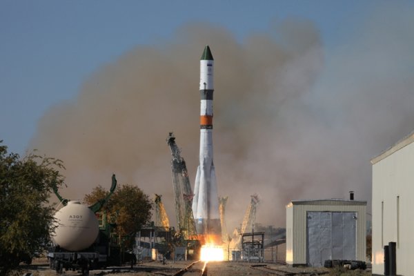 Фото дня: старт ракеты «Союз-2.1а» с грузовым кораблём «Прогресс МС-07» - «Новости сети»