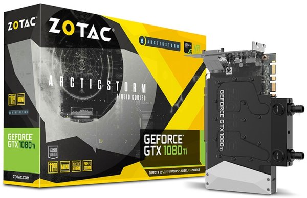 Новая версия ZOTAC GeForce GTX 1080 Ti оснащена компактным водоблоком - «Новости сети»