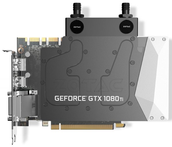 Новая версия ZOTAC GeForce GTX 1080 Ti оснащена компактным водоблоком - «Новости сети»