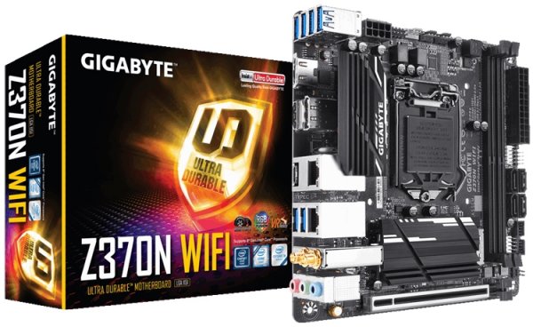 Плата GIGABYTE Z370N WIFI подойдёт для компактного ПК и медиацентра - «Новости сети»