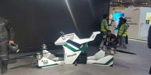 Полиция Дубая тестирует летающие мотоциклы - «Новости сети»