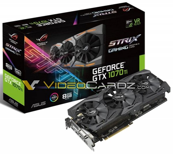 Рассекречены изображения карт ASUS и EVGA GeForce GTX 1070 Ti - «Новости сети»