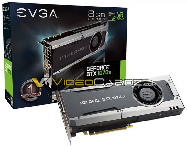 Рассекречены изображения карт ASUS и EVGA GeForce GTX 1070 Ti - «Новости сети»