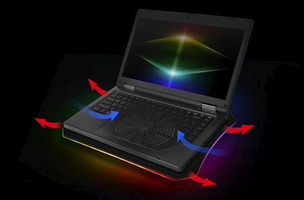 Thermaltake Massive 20 RGB: охлаждающая подставка для ноутбука - «Новости сети»