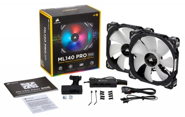 Corsair ML PRO RGB: корпусные вентиляторы с технологией магнитной левитации - «Новости сети»