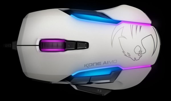 Мышь Roccat Kone AIMO наделена подсветкой и сенсором Owl-Eye - «Новости сети»