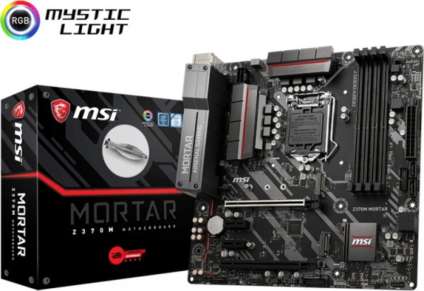 Плата MSI Z370M Mortar позволяет создать компактный ПК на базе Intel Coffee Lake - «Новости сети»