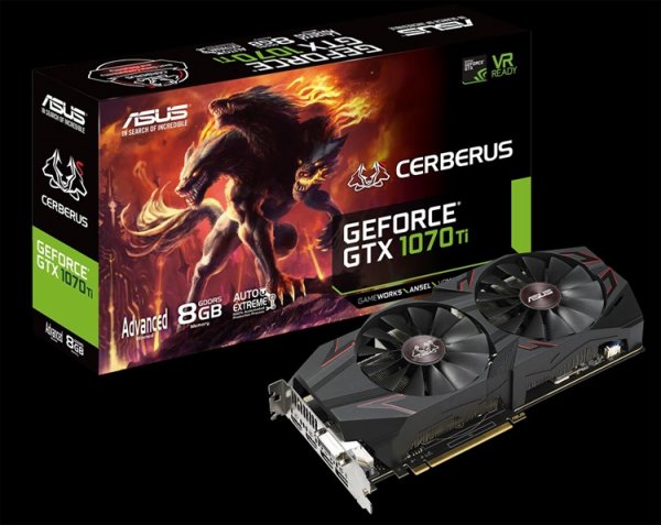 Ускоритель ASUS Cerberus GeForce GTX 1070 Ti обладает повышенной надёжностью - «Новости сети»