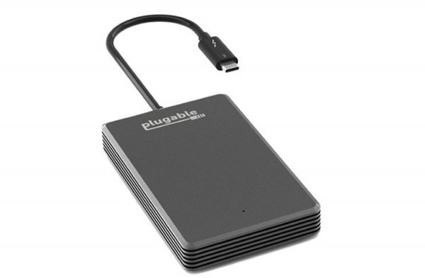 Внешний SSD-накопитель Plugable оснащён интерфейсом Thunderbolt 3 - «Новости сети»
