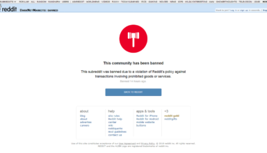 На Reddit забанили сообщества, посвященные торговым площадкам в даркнете - «Новости»