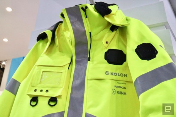 MWC 2018: концепт смарт-куртки с подключаемыми модулями от Nokia и Kolon - «Новости сети»