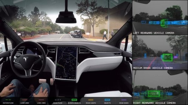 Видео: как Tesla Autopilot среагирует на имитацию аварии Uber - «Новости сети»