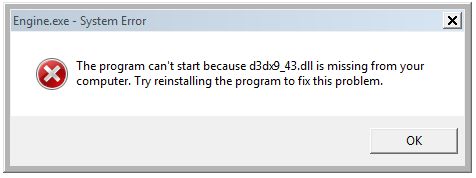 Ошибка d3dx9 43 dll: где скачать необходимый файл? - «Windows»